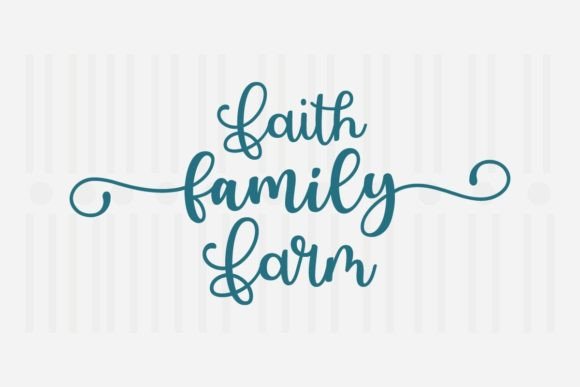 Faith Family Farm SVG Quotes for Real Projects