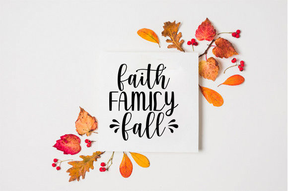 Fall Autumn Svg Design, Faith Family Fall Review for Real Projects