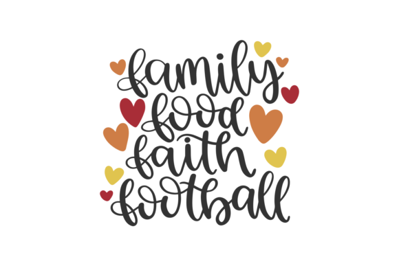 Family, Food, Faith, Football Embroidery Design Review