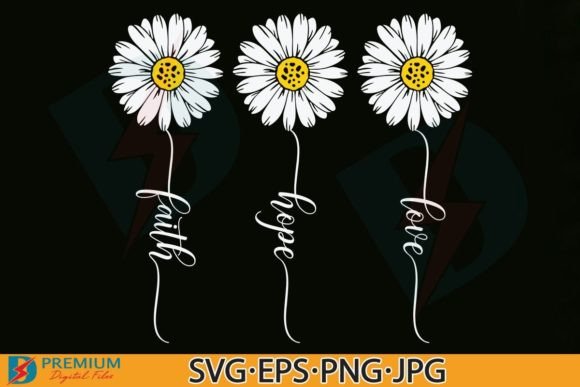 Reviewing Faith Hope Love Daisy SVG for Real Embroidery Projects